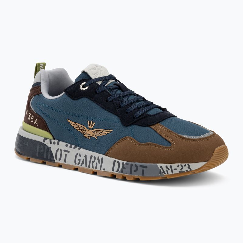 Buty męskie Aeronautica Militare SC0276UCT04327 avio/brown