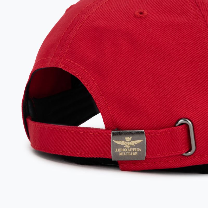 Czapka z daszkiem męska Aeronautica Militare HA1104UCT02 tango red 4