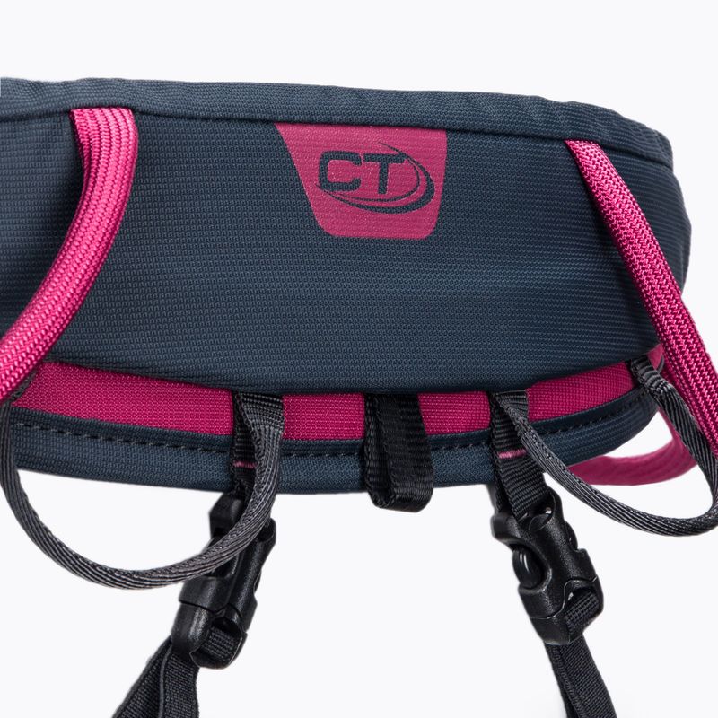 Uprząż wspinaczkowa damska Climbing Technology Anthea anthracite/cyclamen 4