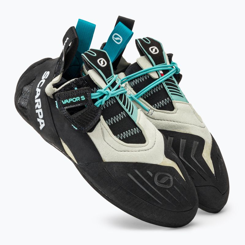 Buty wspinaczkowe damskie SCARPA Vapor S dust gray/aqua 4