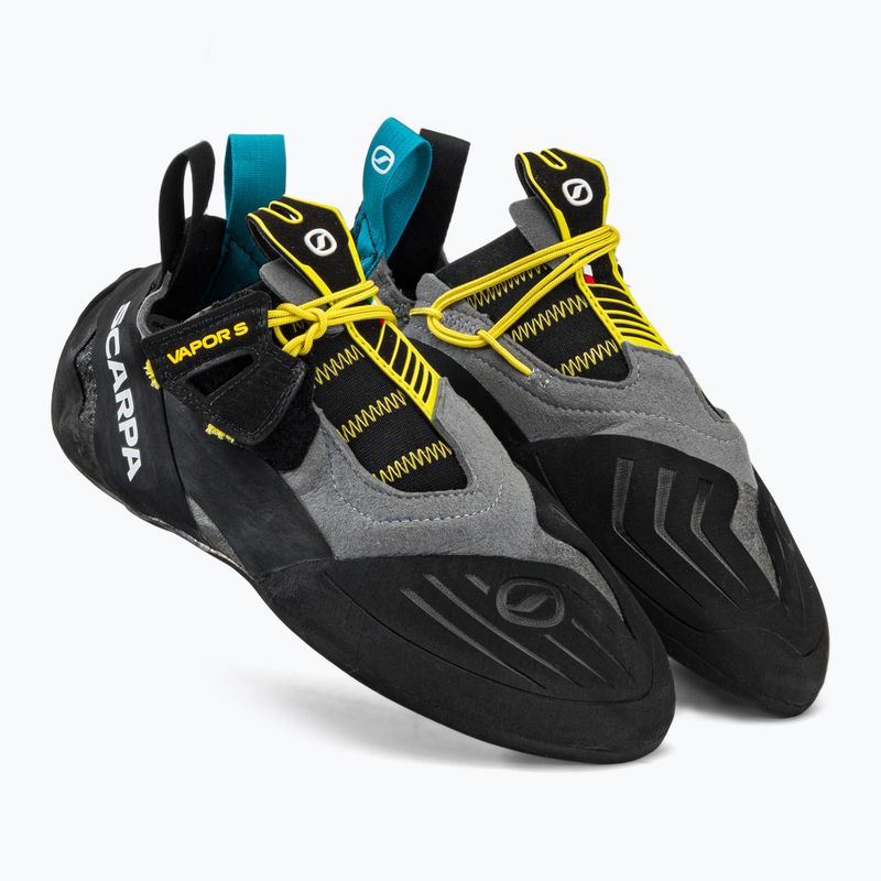 Buty wspinaczkowe męskie SCARPA Vapor S smoke/yellow 4