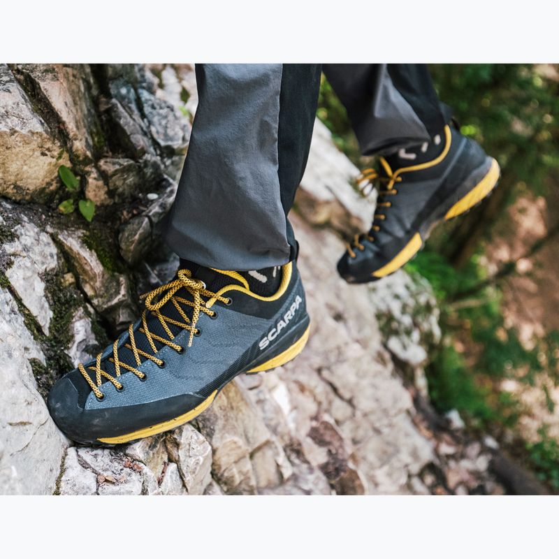 Buty podejściowe męskie SCARPA Mescalito Planet gray/curry 10