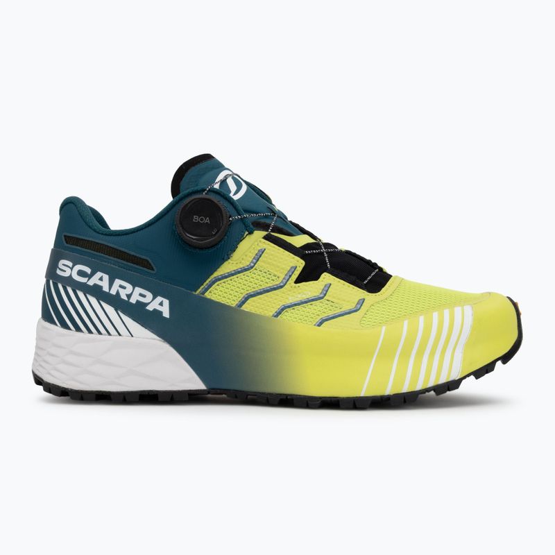 Buty do biegania męskie SCARPA Ribelle Run Kalibra HT lime green/deep lagun 2