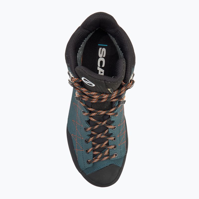Buty trekkingowe męskie SCARPA Zodiac TRK GTX petrol/rust orange 5