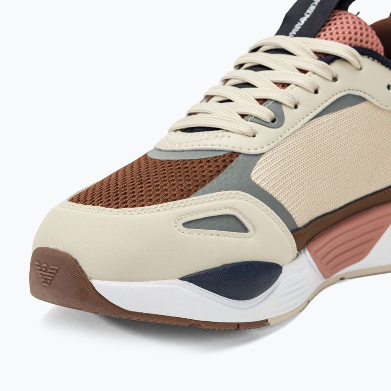 Buty EA7 Emporio Armani Ace Runner rainy day/black iris/ emperador/terracotta 7