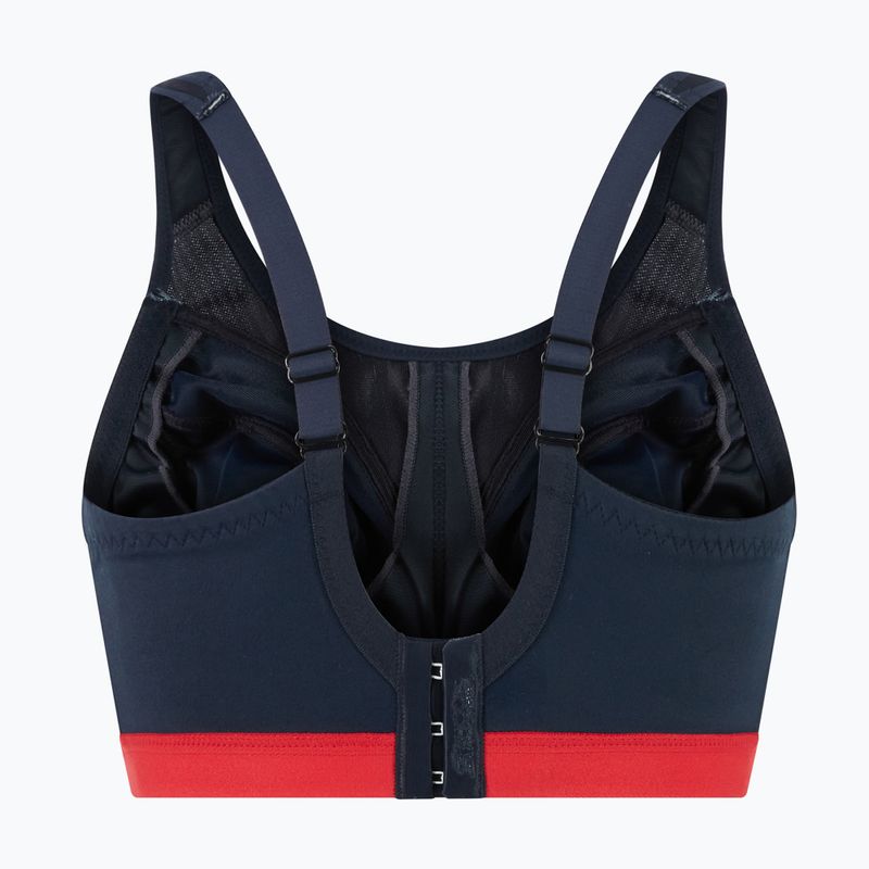 Biustonosz treningowy Shock Absorber Active D+ Classic navy/red 2