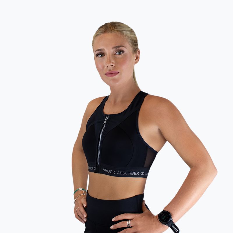 Biustonosz treningowy Shock Absorber Infinity Power Bra black 5