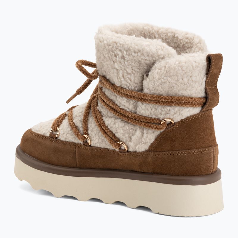 Śniegowce damskie Blauer USA F6DOYLE01 cream/brown 3