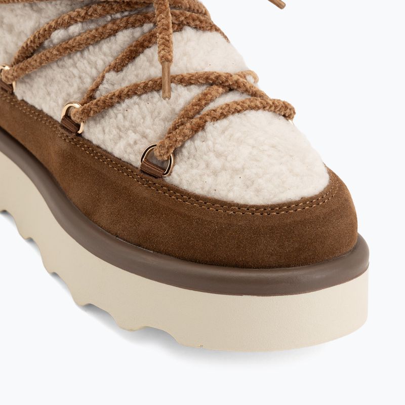 Śniegowce damskie Blauer USA F6DOYLE01 cream/brown 7