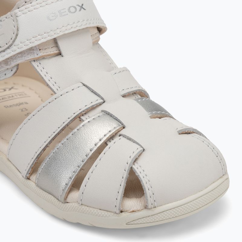 Sandały dziecięce Geox Macchia white 7