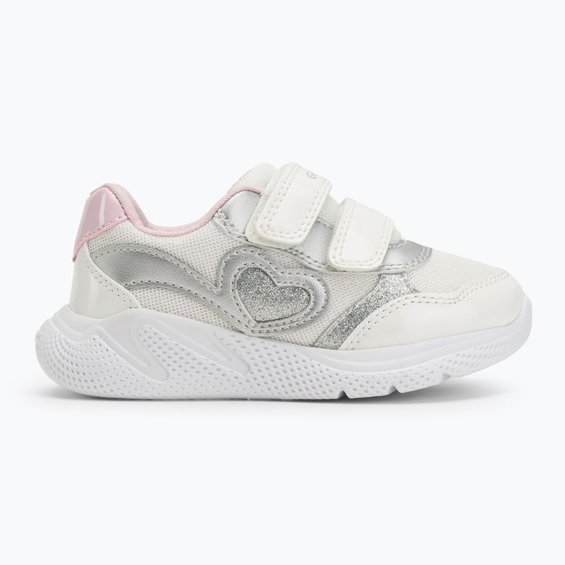 Buty dziecięce Geox Sprintye white/silver 2