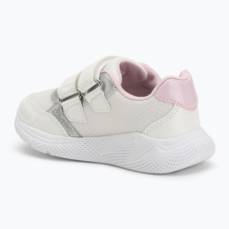 Buty dziecięce Geox Sprintye white/silver 3