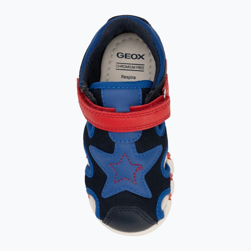 Sandały dziecięce Geox Iupidoo navy/royal 5