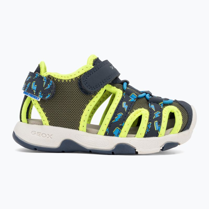 Sandały dziecięce Geox Multy pistachio/navy 2