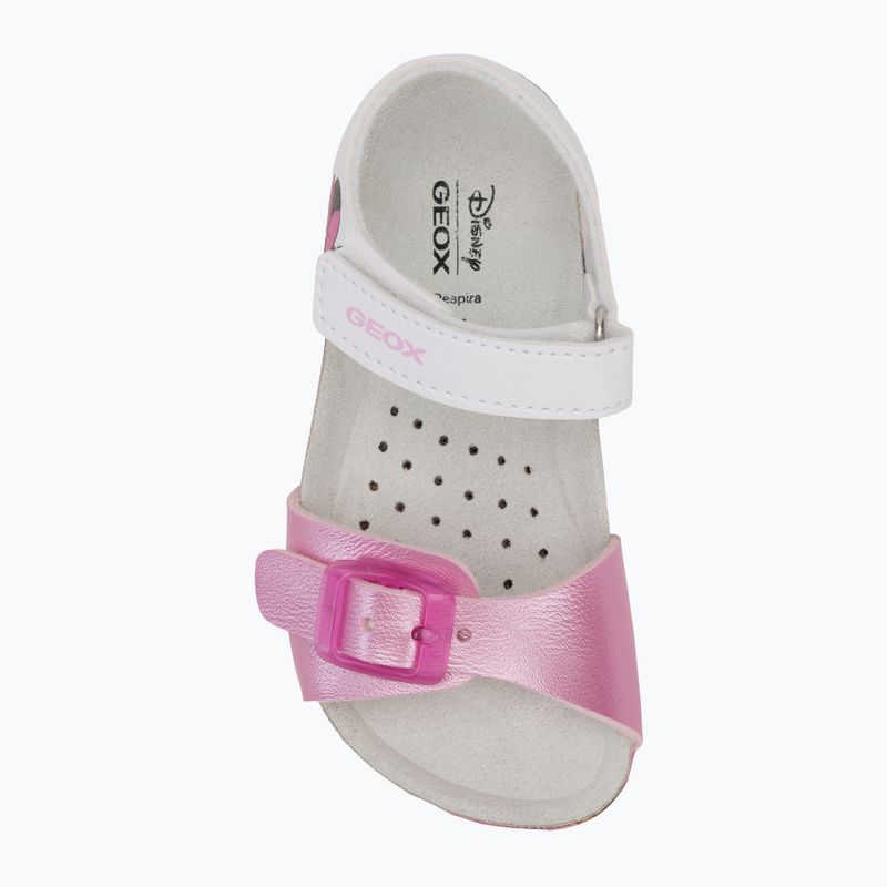 Sandały dziecięce Geox Chalki white/pink 5