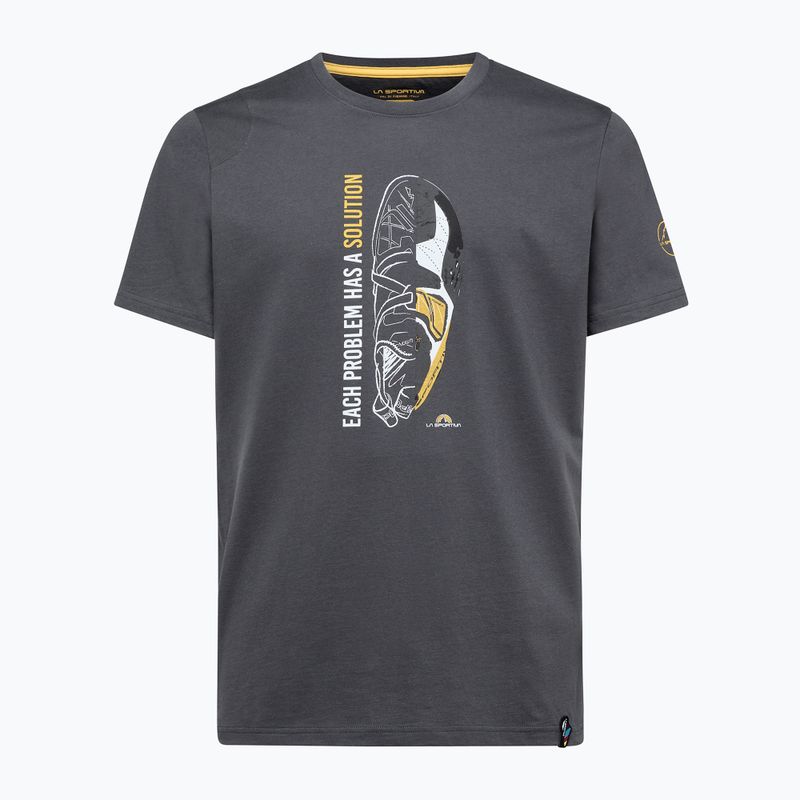 Koszulka męska La Sportiva Solution carbon/yellow