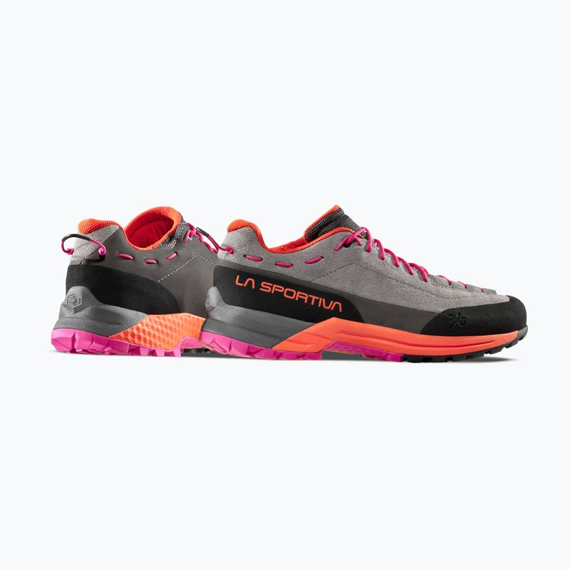 Buty podejściowe damskie La Sportiva Tx Guide Leather grey/cherry tomato 10