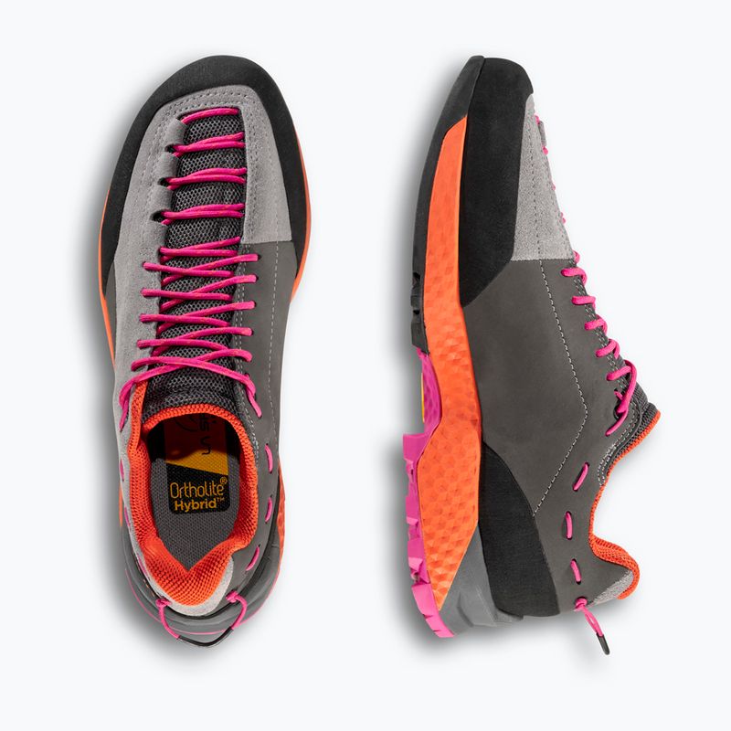 Buty podejściowe damskie La Sportiva Tx Guide Leather grey/cherry tomato 13