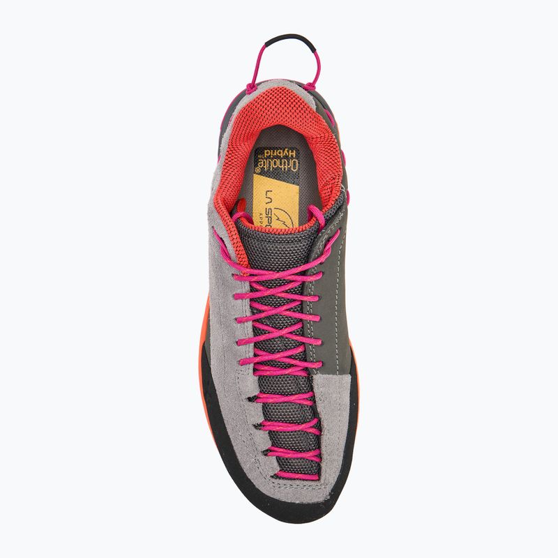 Buty podejściowe damskie La Sportiva Tx Guide Leather grey/cherry tomato 5