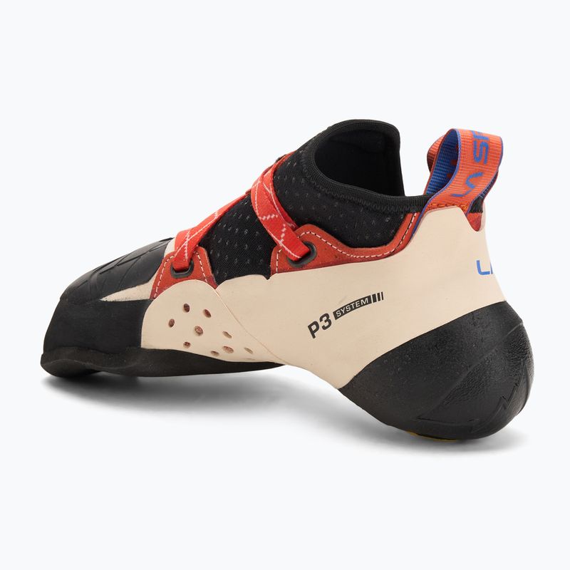 Buty wspinaczkowe damskie La Sportiva Solution white/lily orange 3