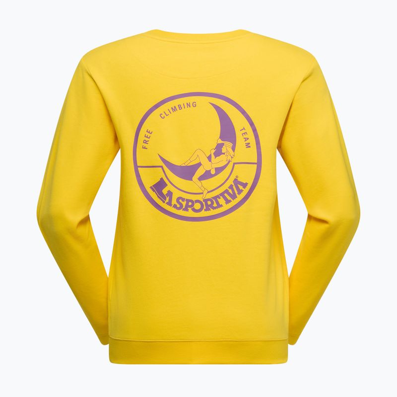 Bluza damska La Sportiva Climbing On The Moon giallo/viola 2