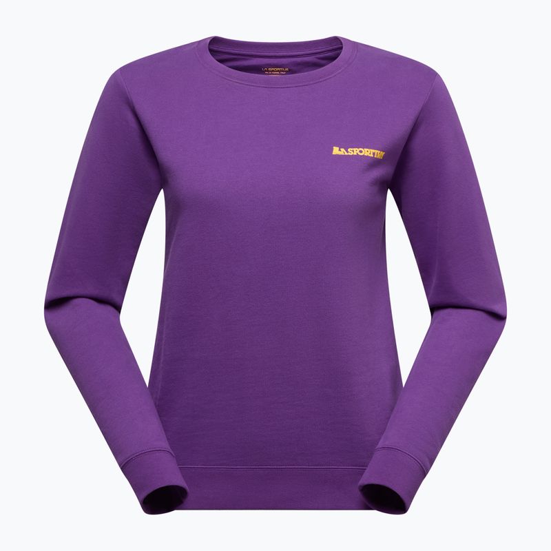 Bluza damska La Sportiva Climbing On The Moon viola/giallo 3