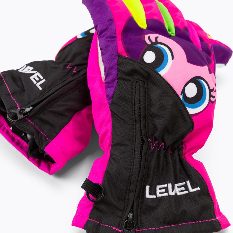 Rękawice narciarskie dziecięce Level Lucky 2021 pk rainbow 5