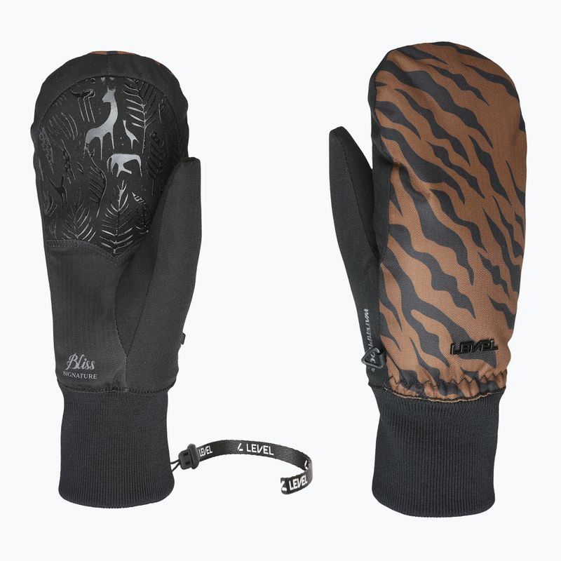 Rękawice narciarskie damskie Level Coral Mitt black/camo