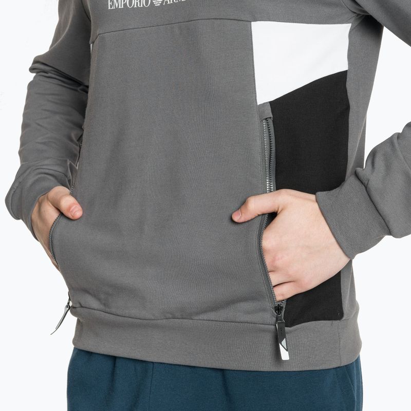 Bluza męska EA7 Emporio Armani Train Summer Block iron gate 4