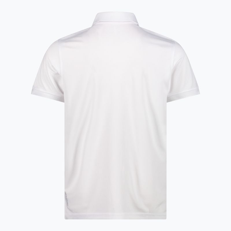 Koszulka polo męska CMP 3T60077 Polo bianco/grey 2