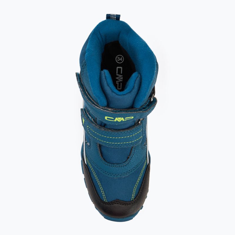 Śniegowce juniorskie CMP Pyry Snowboots petrol/yellow fluo 5