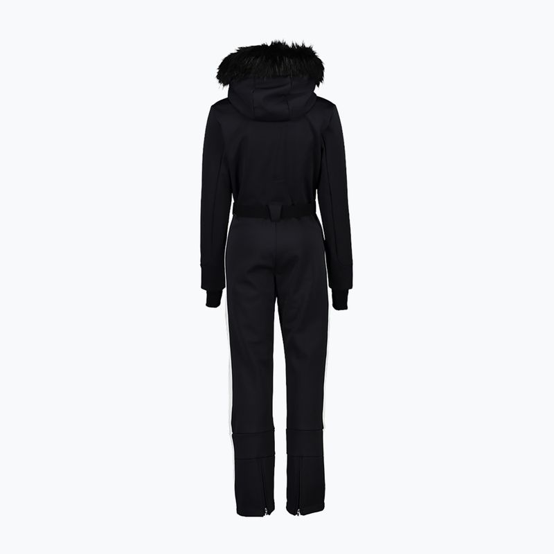 Kombinezon narciarski damski CMP 34W4456 Zip Hood nero 2