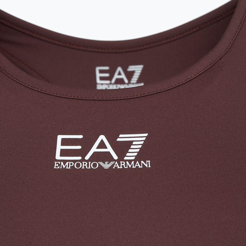 Biustonosz EA7 Emporio Armani Vigor7 Medium Support puce 3