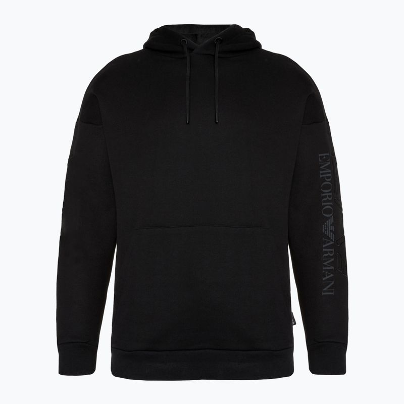 Bluza EA7 Emporio Armani Train Logo Series Embroidery Coft black