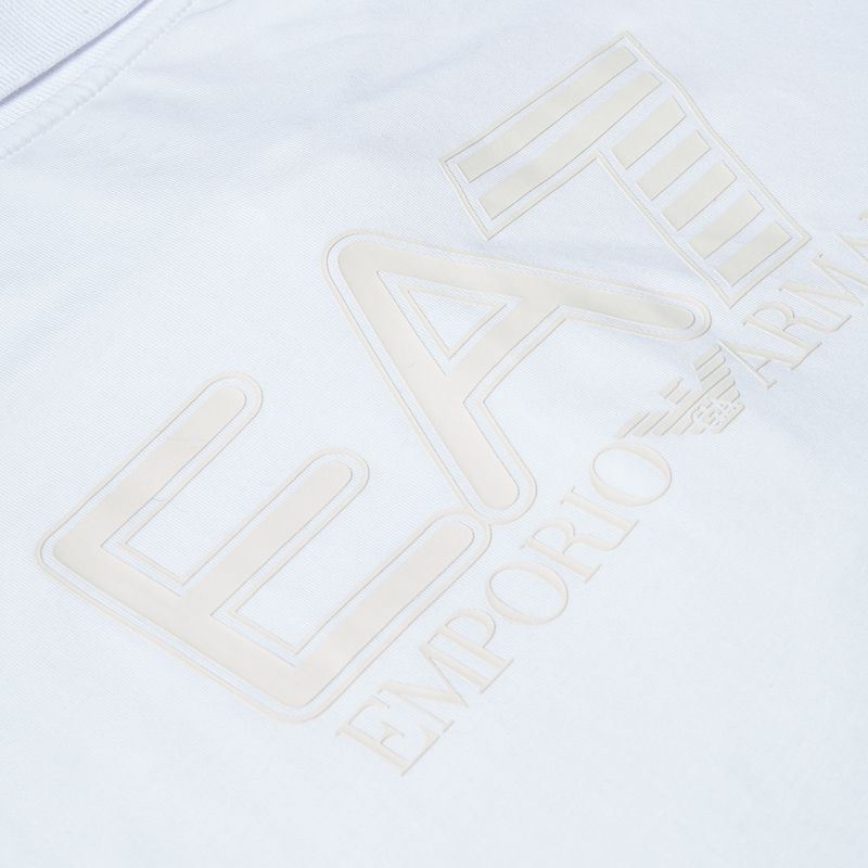 Koszulka męska EA7 Emporio Armani Train Visibility Polo white 4