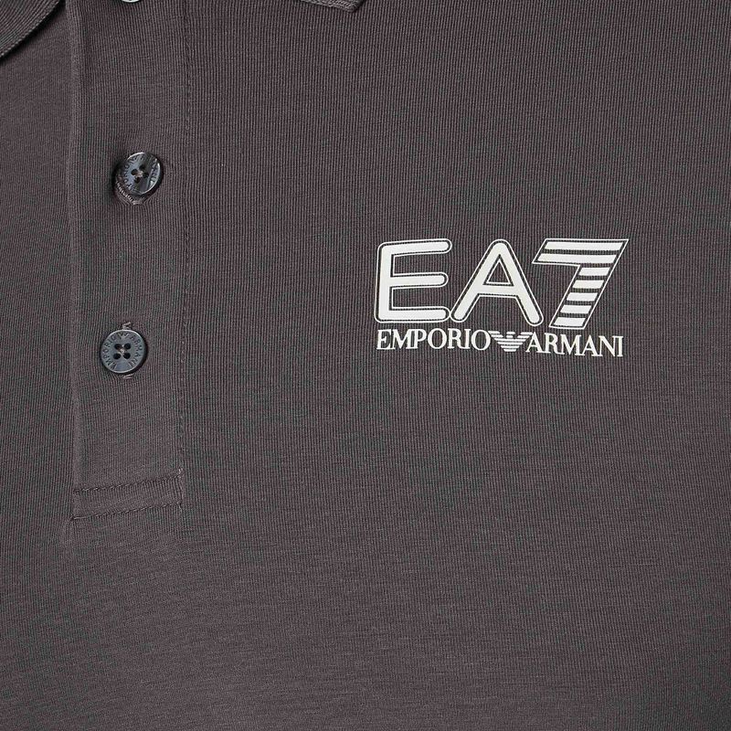 Koszulka męska EA7 Emporio Armani Train Visibility Polo volcanic glass 3