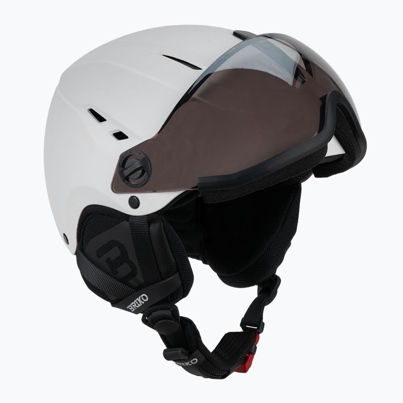 Kask narciarski Briko Elio Visor matt white/black 9