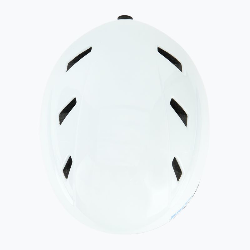 Kask narciarski dziecięcy Briko Makalu Jr shiny white/lochmara blue 6