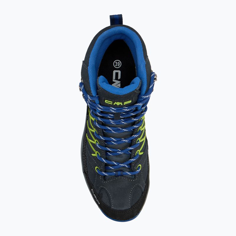 Buty trekkingowe juniorskie CMP Rigel Mid b.blue/electric 5