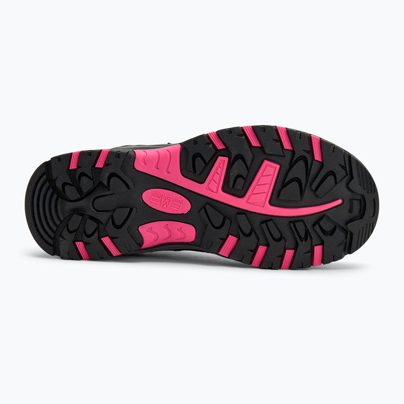 Buty trekkingowe dziecięce CMP Rigel Low Wp mineral green/purple fluo 4