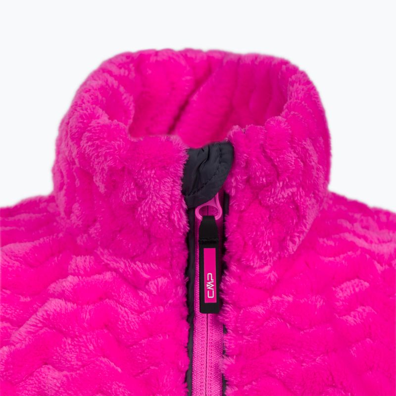 Bluza polarowa dziecięca CMP 32P1235 G purple fluo 4