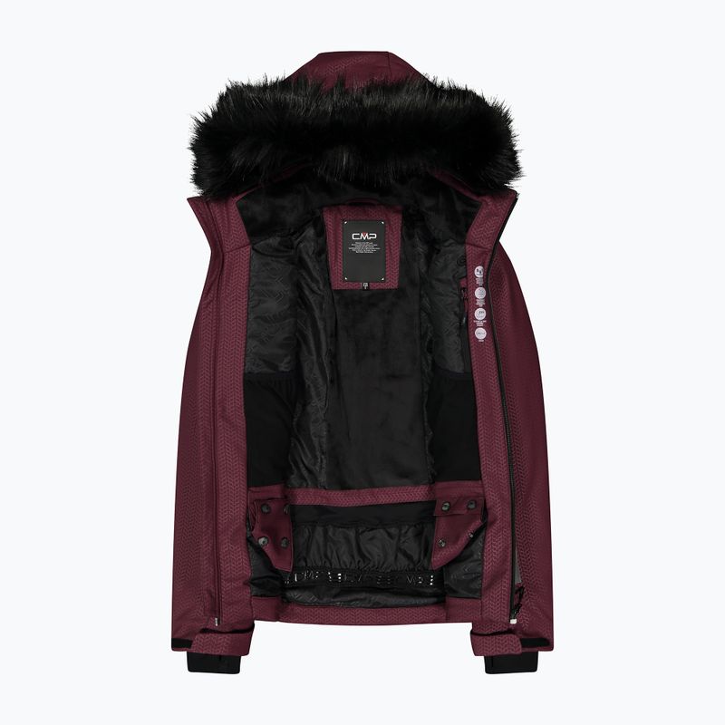 Kurtka narciarska damska CMP 33W0646F burgundy 4