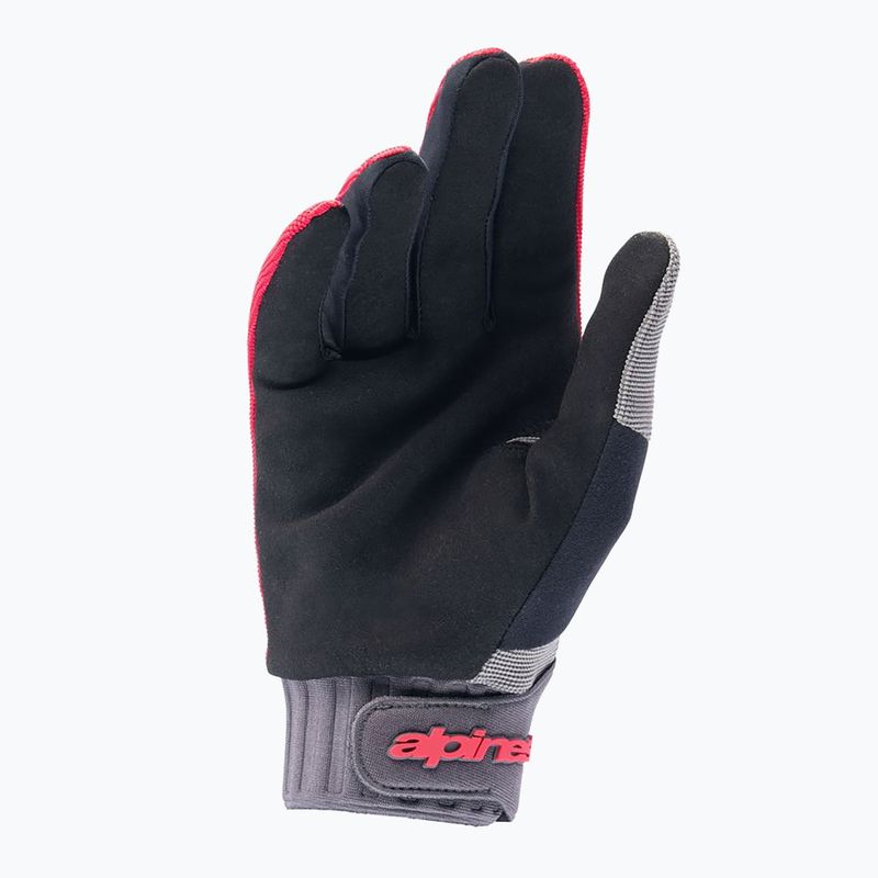 Rękawiczki rowerowe męskie Alpinestars A-Dura red fluo 2