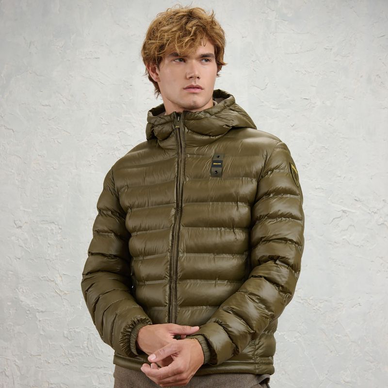 Kurtka męska Blauer USA Charles dark olive inside mist grey 8