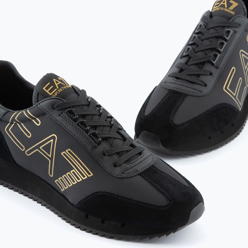 Buty EA7 Emporio Armani Black & White Vintage triple black/ gold 11