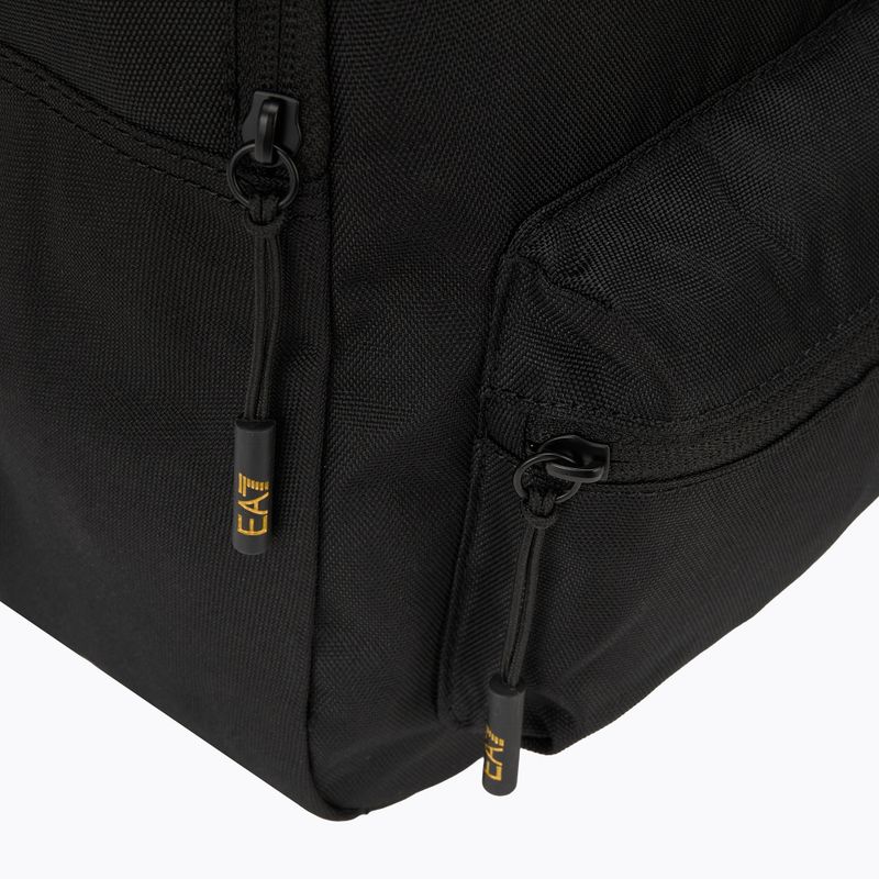 Plecak miejski dziecięcy EA7 Emporio Armani Train Core 6 l black/gold logo 4