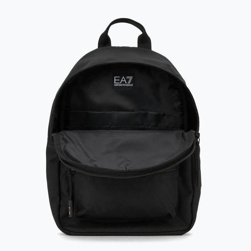 Plecak miejski dziecięcy EA7 Emporio Armani Train Core 6 l black/gold logo 6