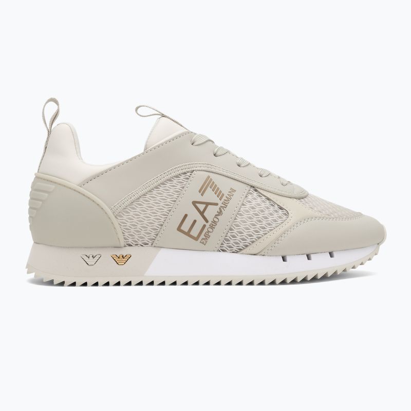 Buty EA7 Emporio Armani Black & White Laces silver birch/gold 2