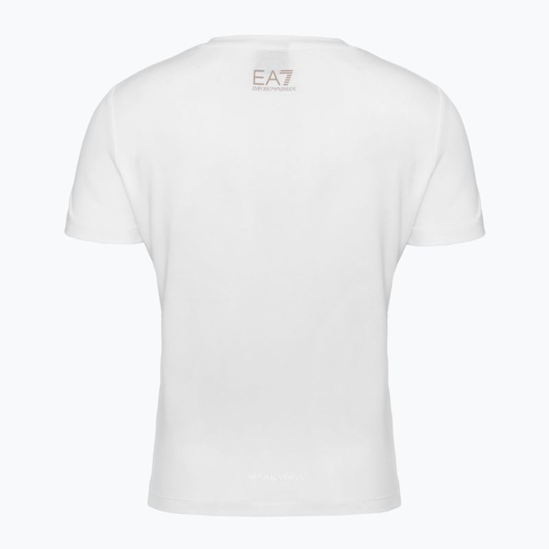 Koszulka damska EA7 Emporio Armani Natural Ventus 7 white 2