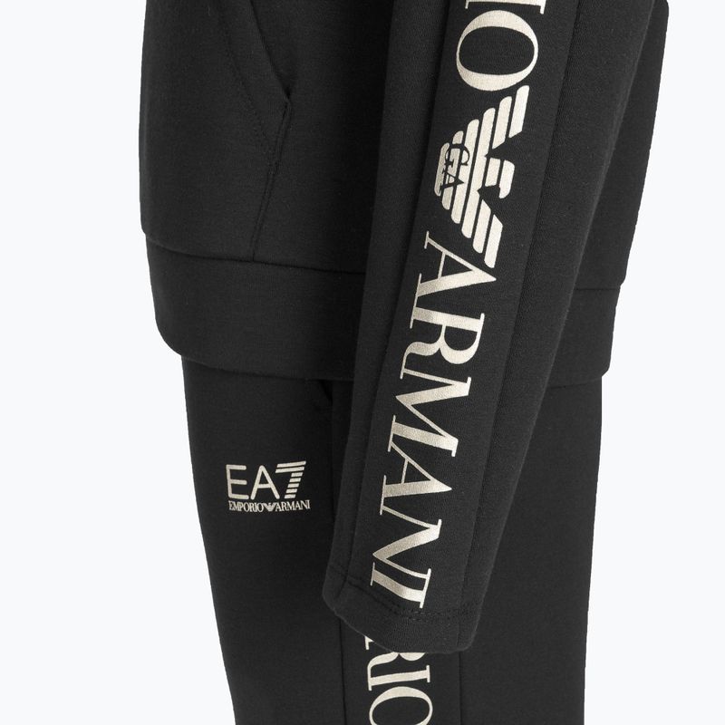 Dres damski EA7 Emporio Armani Train Tracksuit HO black/gold 7